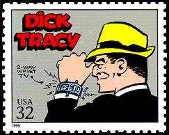 Dick Tracy's 2-way wrist TV